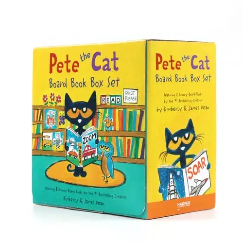 Pete the Cat 8-Board Book Box Set (international special ed)